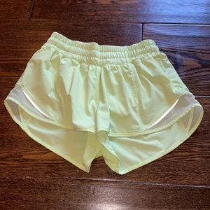 Lime Green Lululemon shorts